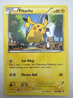 Pikachu 20/108 Common Roaring Skies Pokemon Tcg - Image 1