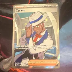 Pokemon TCG Cyrano 230/191 Surging Sparks Ultra Rare Full Art Near Mint - Image 1