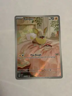 Yamper 099/094 Illustration Rare Pokemon ME Phantasmal Flames NM - Image 1