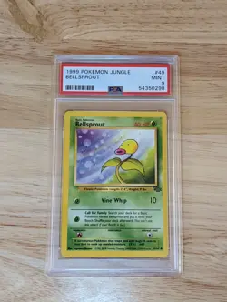 1999 Pokemon BELLSPROUT Jungle #49 PSA 9 Mint! - Image 1
