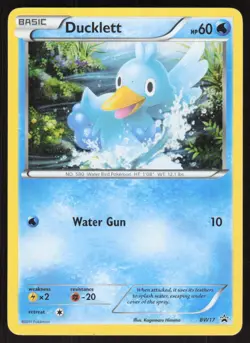Ducklett BW17 Holo Promo Black And White Promo Pokemon Lightly Played - Image 1