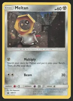 Meltan - SM177 Holo Promo Sun & Moon Promo Pokemon Near Mint - Image 1