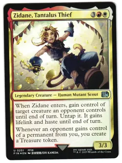 Zidane, Tantalus Thief Foil 251 U FINAL FANTASY MTG - Image 1