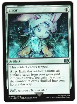 Elixir Foil 256 U FINAL FANTASY MTG - Image 1