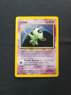Pokemon TCG Celebi Neo Revelation 3/64 Holo Rare - Image 1