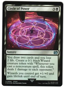 Circle of Power Foil 92 U FINAL FANTASY MTG - Image 1