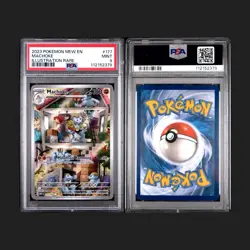 2023 Pokemon Machoke Scarlet & Violet 151 #177/165 Illustration Rare PSA 9 - Image 1