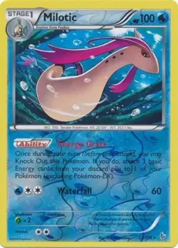 Pokemon TCG - Milotic - 23/106 - Rare Reverse Holo - XY: Flash Fire [Near Mint] - Image 1