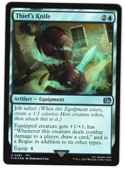Thief's Knife Foil 81 U FINAL FANTASY MTG - Image 1
