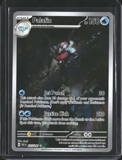 Palafin 225/091 Illustration Rare Paldean Fates Pokemon NM/M - Image 1