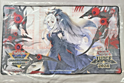 Yu-Gi-Oh! Guiding Quem, the Virtuous WCQ 2024 Judge Playmat Mat SEALED - Image 1