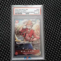 PSA10 Luffy Promo Championship One Piece 2022 CS - Image 2
