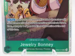 Jewelry Bonney EB02-015 SR - One Piece Card Game - NM - Image 2