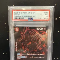 YASOPP OP12-013 PSA 10 GEM MINT GIAPPONESE JAPAN JAP 2025 ONE PIECE ALTERNATE - Image 2
