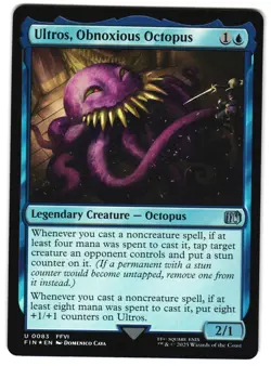 Ultros, Obnoxious Octopus Foil 83 U FINAL FANTASY MTG - Image 1