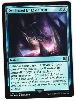 Swallowed by Leviathan Foil 79 U FINAL FANTASY MTG - Image 1