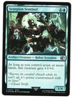 Scorpion Sentinel Foil 72 C FINAL FANTASY MTG - Image 1