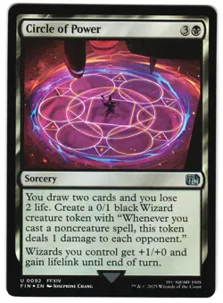 Circle of Power Foil 92 U FINAL FANTASY MTG - Image 1