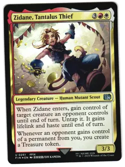 Zidane, Tantalus Thief Foil 251 U FINAL FANTASY MTG - Image 1