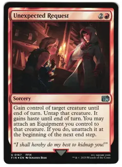 Unexpected Request Foil 167 U FINAL FANTASY MTG - Image 1