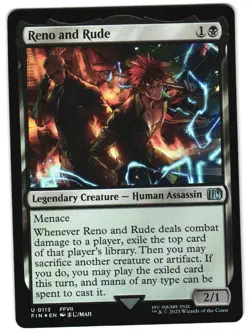 Reno and Rude Foil 113 U FINAL FANTASY MTG - Image 1