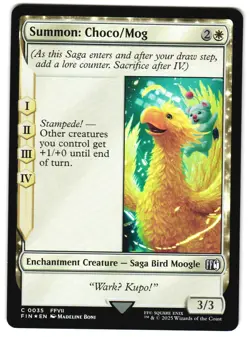 Summon: Choco/Mog Foil 35 C FINAL FANTASY MTG - Image 1