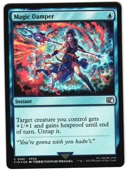 Magic Damper Foil 61 C FINAL FANTASY MTG - Image 1