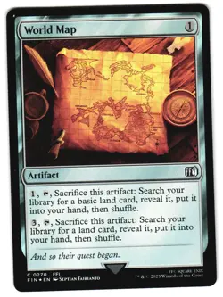 World Map Foil 270 C FINAL FANTASY MTG - Image 1