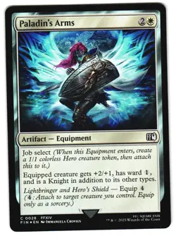 Paladin's Arms Foil 28 C FINAL FANTASY MTG - Image 1