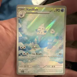 Pokemon TCG Vanillish 112/086 Sv: White Flare Illustration Rare Holo 90 HP - Image 1