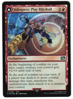 Sidequest: Play Blitzball Foil 158 U FINAL FANTASY MTG - Image 1