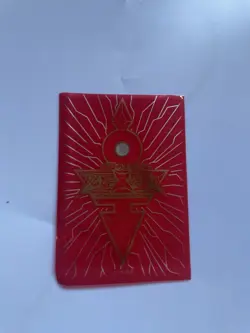 Konami Yu-Gi-Oh Duelist Card Protector Kartenhullen Rot/Gold 50 62*89mm - Image 2