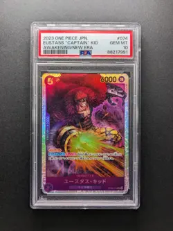 PSA 10 - 2023 One Piece EUSTASS "CAPTAIN" KID - OP05-074 SR - Japanese - Image 1