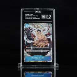 2025 One Piece OP11 Monkey D Luffy Treasure Rare TAG 10 - Image 1