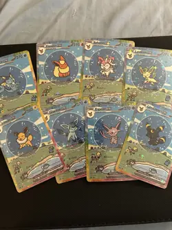 Eevee Evolution Pokemon Card Display Art Cards. Umbreon Sylveon Espeon and More - Image 1