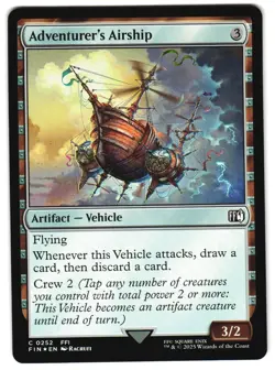Adventurer's Airship Foil 252 C FINAL FANTASY MTG - Image 1