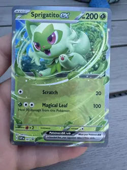 Sprigatito ex 087 Sv: Scarlet & Violet Promo Cards Holo - Image 1
