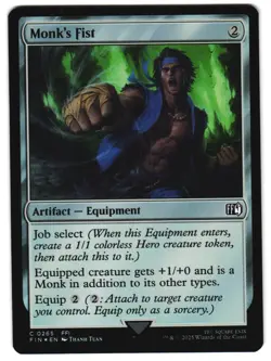 Monk's Fist Foil 265 C FINAL FANTASY MTG - Image 1