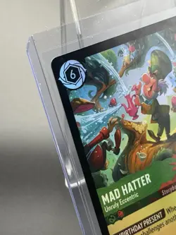 DISNEY LORCANA MAD HATTER D23 GOLD MEMBER 2026 PROMO EXCLUSIVE CARD - Image 2