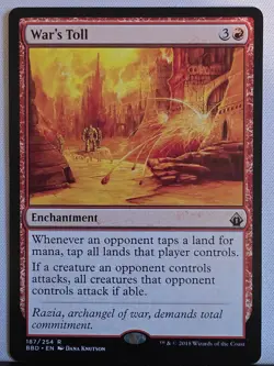 War's Toll, Battlebond Regular, MTG, NM - Image 1
