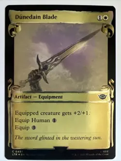 MTG Lord of the Rings Dunedain Blade (Showcase Scrolls) Foil - Image 1