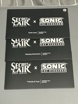 NEW Magic: The Gathering Secret Lair Drop Series x Sonic Rainbow Foil Bundle - Image 1