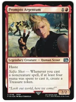 Prompto Argentum Foil 148 U FINAL FANTASY MTG - Image 1