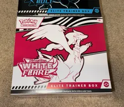 Pokemon TCG Black Bolt and White Flare Elite Trainer Box ETB Set of 2 Sealed - Image 2