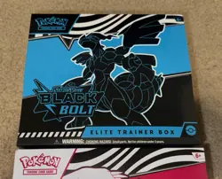 Pokemon TCG Black Bolt and White Flare Elite Trainer Box ETB Set of 2 Sealed - Image 3
