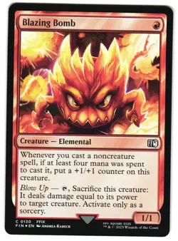 Blazing Bomb Foil 130 C FINAL FANTASY MTG - Image 1