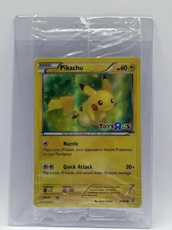 Pokemon Pikachu TCG Promo Card 26/83 Toys R US, Sealed Mint Condition - Image 1
