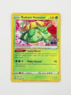 Radiant Venusaur - Pokemon GO 004/078 Radiant Rare NM - Image 1
