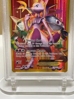 2015 Pokemon XY Breakthrough Mewtwo EX 164/162 Secret Rare PSA 7 NM - Image 4