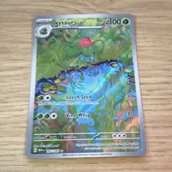 Pokemon Ivysaur Illustration Rare 167/165 SV 151 Holo 100HP English 2023 - Image 1